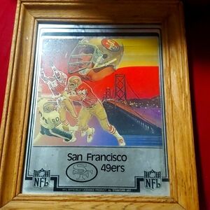49ers framed art